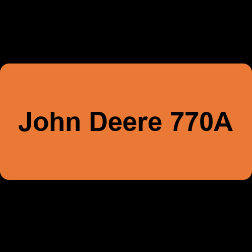 John Deere 770A